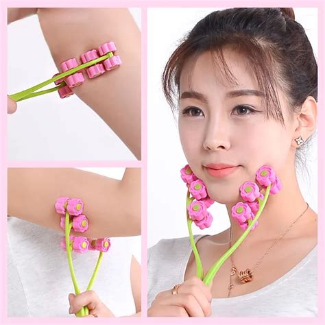 v face thinning massager roller double chin fat soluble manual firming neck face massage lift