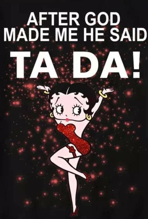 Pin By Amanda Amos On Betty Boop Betty Boop Quotes Black Betty Boop