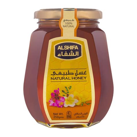 Buy Al Shifa Natural Honey 250 G Online Shop Food Cupboard On