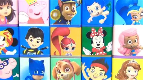 Lots Of Surprises Boxes Cubeez Diy Disney Nick Jr Pj Masks Paw Patrol