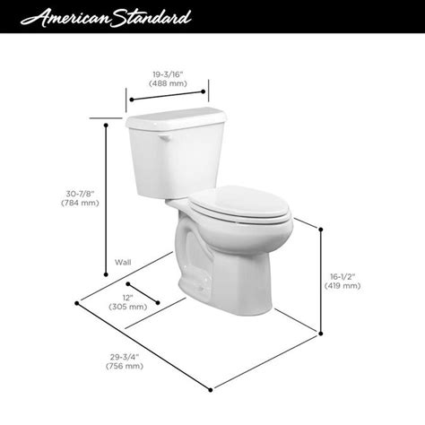 American Standard Colony Linen Elongated Standard Height 2 Piece Toilet