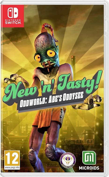 New N Tasty Oddworld Abes Oddysee Standard Edition Nintendo