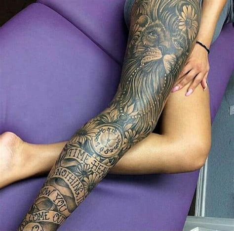 22 awesome leg sleeve tattoos designbump