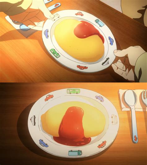 Anime Food Akihitos Childhood Consoling Yayoi Omurice