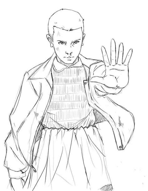 10+ Dibujos Stranger Things Para Colorear
