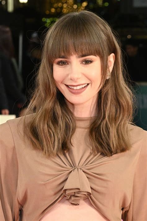 Lily Collins Has Taken Her Mullet Bangs Up A Notch Trending News