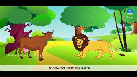 Moral Stories The Lion And The Cows 3aa