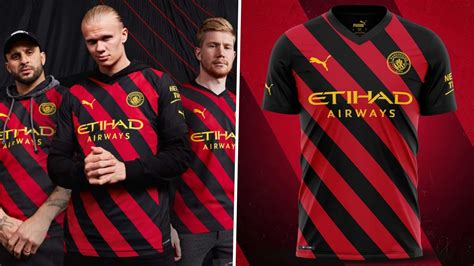 Man City Away Kit For 2022 23 Puts Modern Twist On Classic Designs From