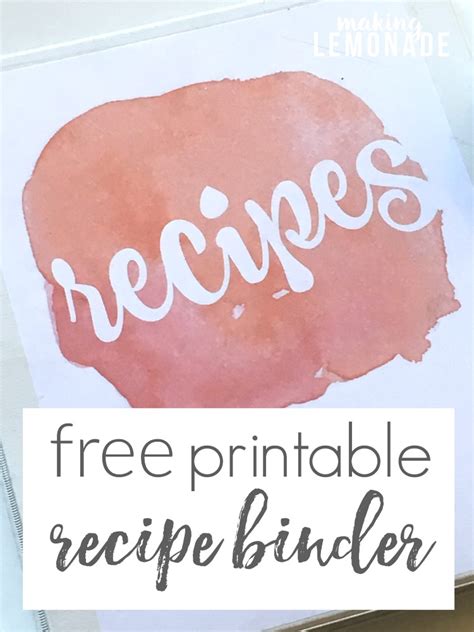 Are you looking for recipe book cover printable free? How to Organize Recipes (Free Printable Recipe Binder ...