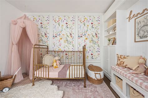 Diy Framed Wallpaper Panels In Gorgeous Nursery Project Nursery