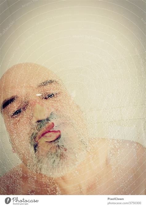 Old Man Taking A Shower A Royalty Free Stock Photo From Photocase