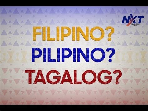 Tagalog Pilipino At Filipino Ano Nga Ba Ang Pagkakaiba Kacafilm
