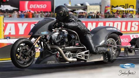 2021 NHRA US Nationals Top Fuel Harley Dragbike