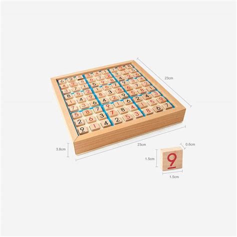 Wooden Number Puzzles Sudoku Board Games Complete Wood Sudoku Etsy