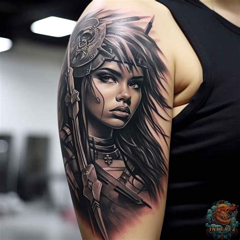 a symbol of strength the fascinating meaning behind the female warrior tattoo 40 designs