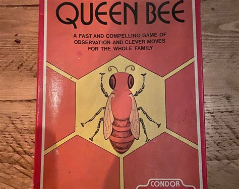 Vintage Queen Bee Board Game Etsy