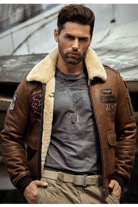 Is one of the elite software development and computer service companies in the united states supplying domestic as well as global markets with superior services. Denny&Dora Mens Brown Shearling Jacket | Mens shearling ...
