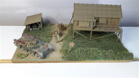 Kitpix Airfix 172 Chi Ha And Jungle Outpost