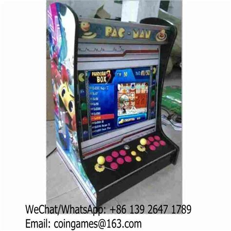 Amusement Coin Operated Mini Arcade Cabinet Video Game Machine In Coin