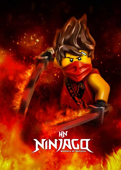 Lego Ninjago Kai Legacy Fire Poster Lego Ninjago Ninjago Kai Ninjago