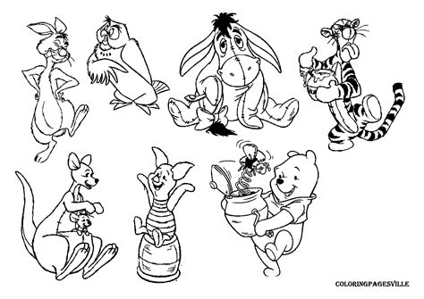 My Friends Tigger Pooh Coloring Pages