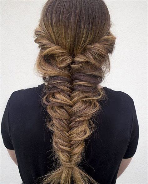 Fishtail Braid Thick Messy Fishtail Braid Pictures Photos And