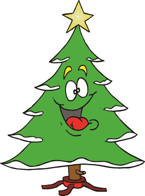 Christmas Tree Clipart Rustic Pencil And In Color Christmas Tree