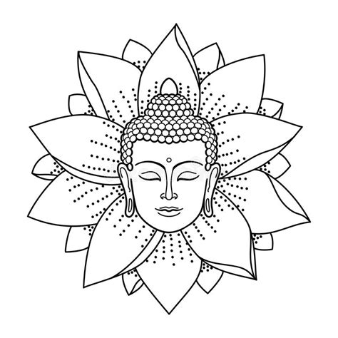 Hey guys!here's a new drawing tutorial, i hope you like it.thanks for watching!!acoustic meditation 2 by audionautix is licensed under a creative commons att. Buddha Head and Lotus stock vector. Illustration of ...