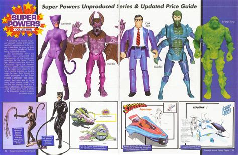 Several Unproduced Figures From Kenners Super Powers Toy Line