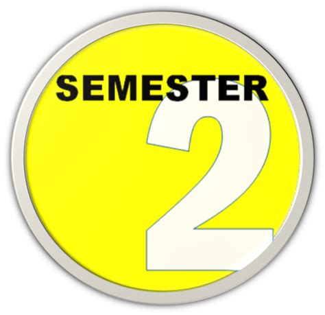 2 Clipart Semester 2 Semester Transparent Free For Download On