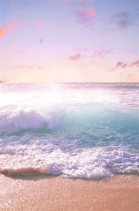 Aesthetic Pastel Pink Beach Wallpaper Iwanna Fly
