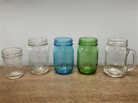 Assorted Mason Jars Events Unlimited