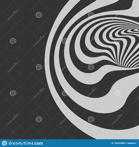 Pattern With Optical Illusion Abstract Background Ilustraci N Del