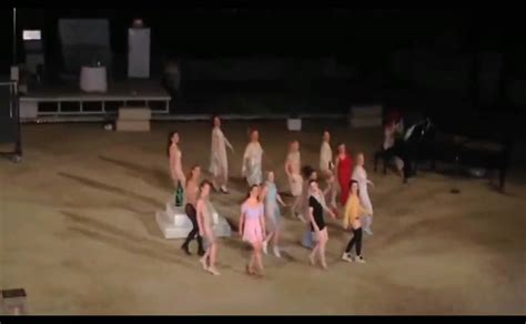 Sofia Kokkali Underwear Scene In Lysistrata Stage Play Aznude