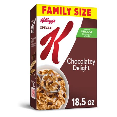 Kelloggs Special K Breakfast Cereal Chocolatey Delight Value Size 185