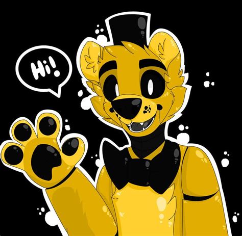 Hello Theremy Name Is Golden Freddy By Vaniafox Fnaf Drawings Fnaf