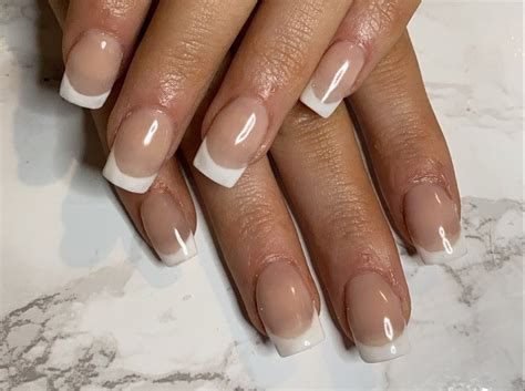 20 Best Medium Tapered Square French Tip Acrylics To Copy In 2022 Ke