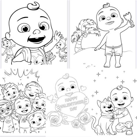 Cocomelon Coloring Pages Pdf Coloring Pages