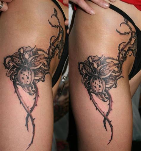 6:19 mr pain tattoo recommended for you. Lily Thorn Climb Rose by 2Face-Tattoo (With images ...