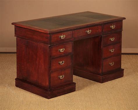 Edwardian Mahogany Pedestal Desk C1910 Antiques Atlas