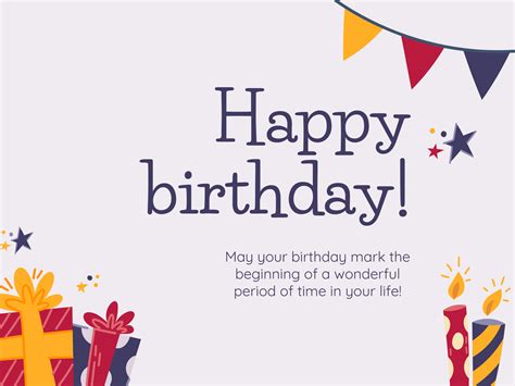 Free Birthday Card Template Powerpoint Printable Templates