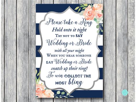 Silver And Navy Wedding Shower Package Printabell Express
