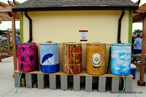 They all help to conserve water and save you money. 125 best images about Painted Rain Barrels/Trash Cans on ...