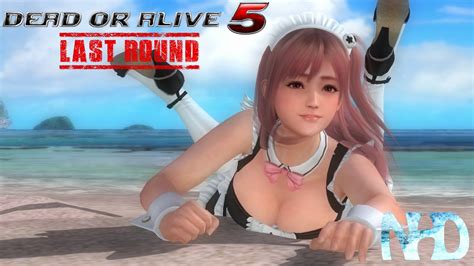 dead or alive 5 last round honoka maid [match] [victory] [defeat] [private paradise] youtube