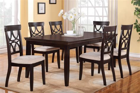 Brown Wood Dining Table - Steal-A-Sofa Furniture Outlet Los Angeles CA