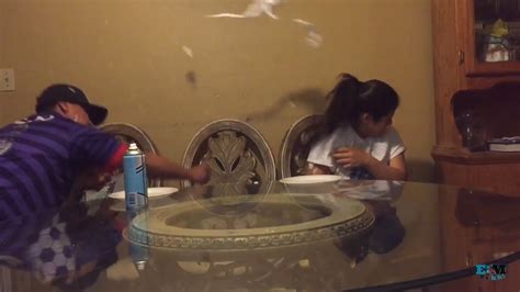 Shaving Cream Water Balloon Prank On Sister Youtube