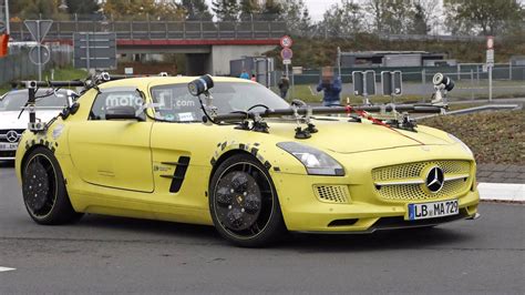 Mercedes Spotted Testing Sls Amg Electric Drive But Why