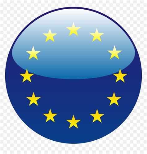Eu Flag Circular European Union Flag Circle Hd Png Download Vhv
