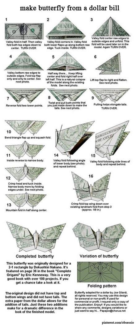 Money Origami Step By Step Instructions Origami