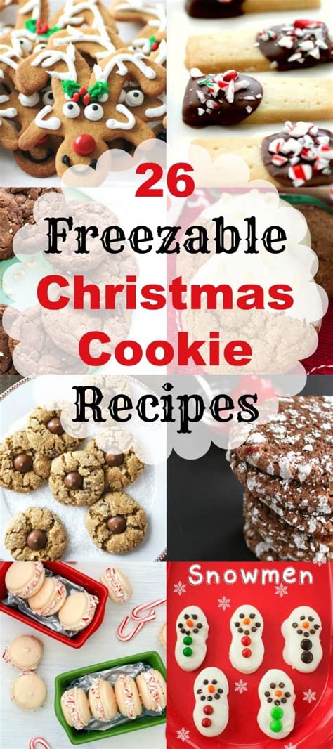 The best christmas cookies don't have to be complicated! MWM 26 Freezable Christmas Cookie Recipes